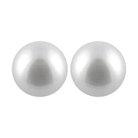 Large Pearl Stud Earrings