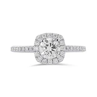 Glacier Fire 14K White Gold 1.00CTW Bridal Ring