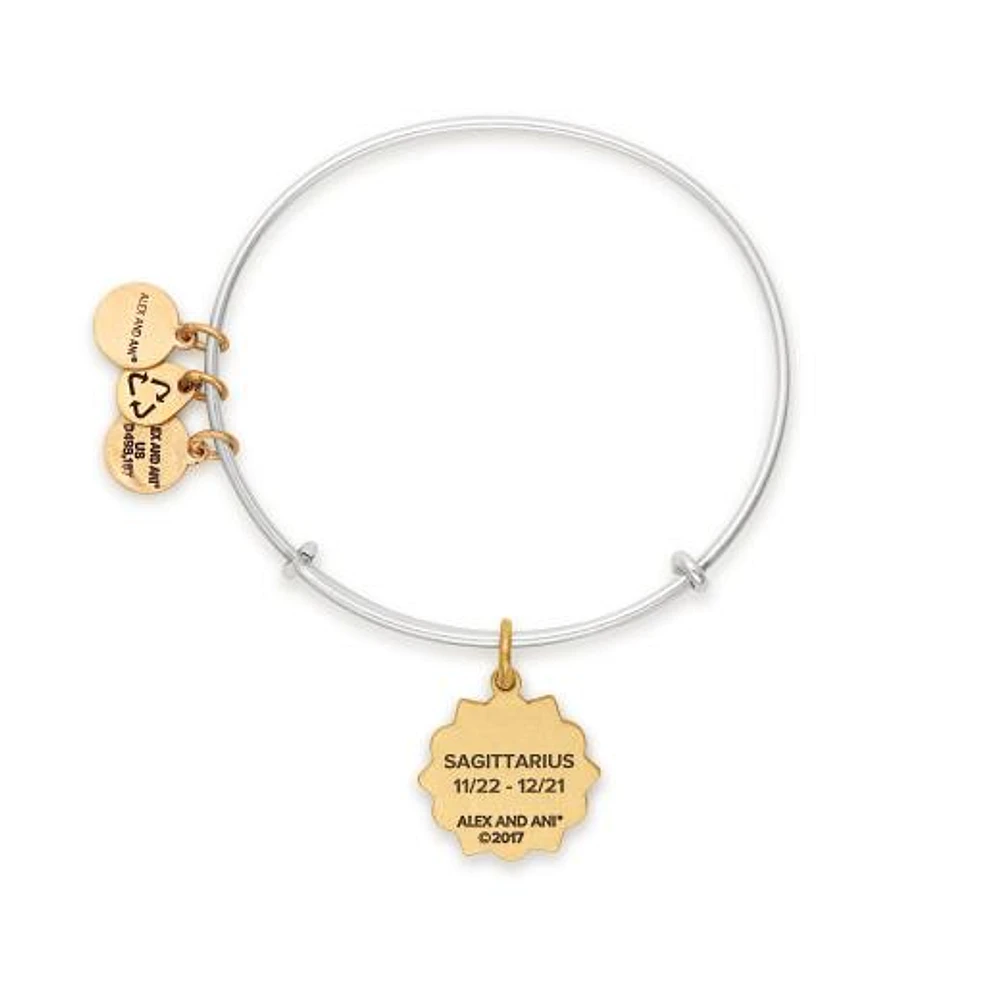 Alex and Ani Sagittarius Two-Tone Bangle