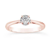 Glacier Fire 14K Rose Gold 0.35CTW Canadian Diamond Solitaire