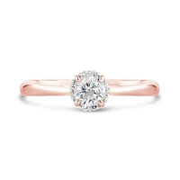 Glacier Fire 14K Rose Gold 0.35CTW Canadian Diamond Solitaire