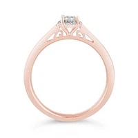 Glacier Fire 14K Rose Gold 0.35CTW Canadian Diamond Solitaire