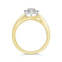 10K Yellow & White Gold 0.75CTW Fashion Ring