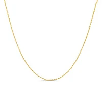 10K Yellow Gold 18" 0.90mm Serpentine Chain