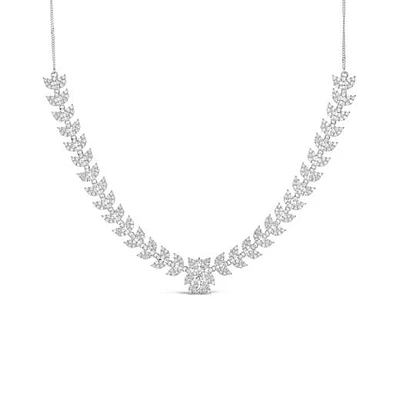 Sonia Danielle Sterling Silver Cubic Zirconia Necklace