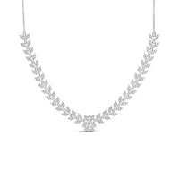 Sonia Danielle Sterling Silver Cubic Zirconia Necklace