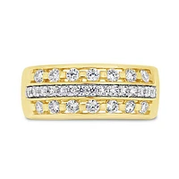 10K Yellow Gold Cubic Zirconia Ring