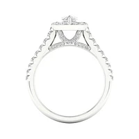 My Diamond Story 14K White Gold Diamond Pear Cut Ring 1.20CTW I1/GHI