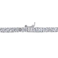 Julianna B Sterling Silver Cubic Zirconia Tennis Necklace