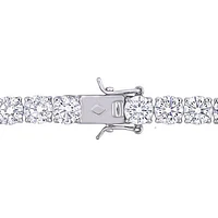 Julianna B Sterling Silver White Cubic Zirconia Tennis Bracelet