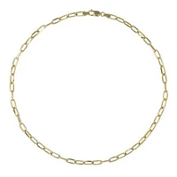 10K Yellow Gold 22" 4.95mm Paperclip Chain