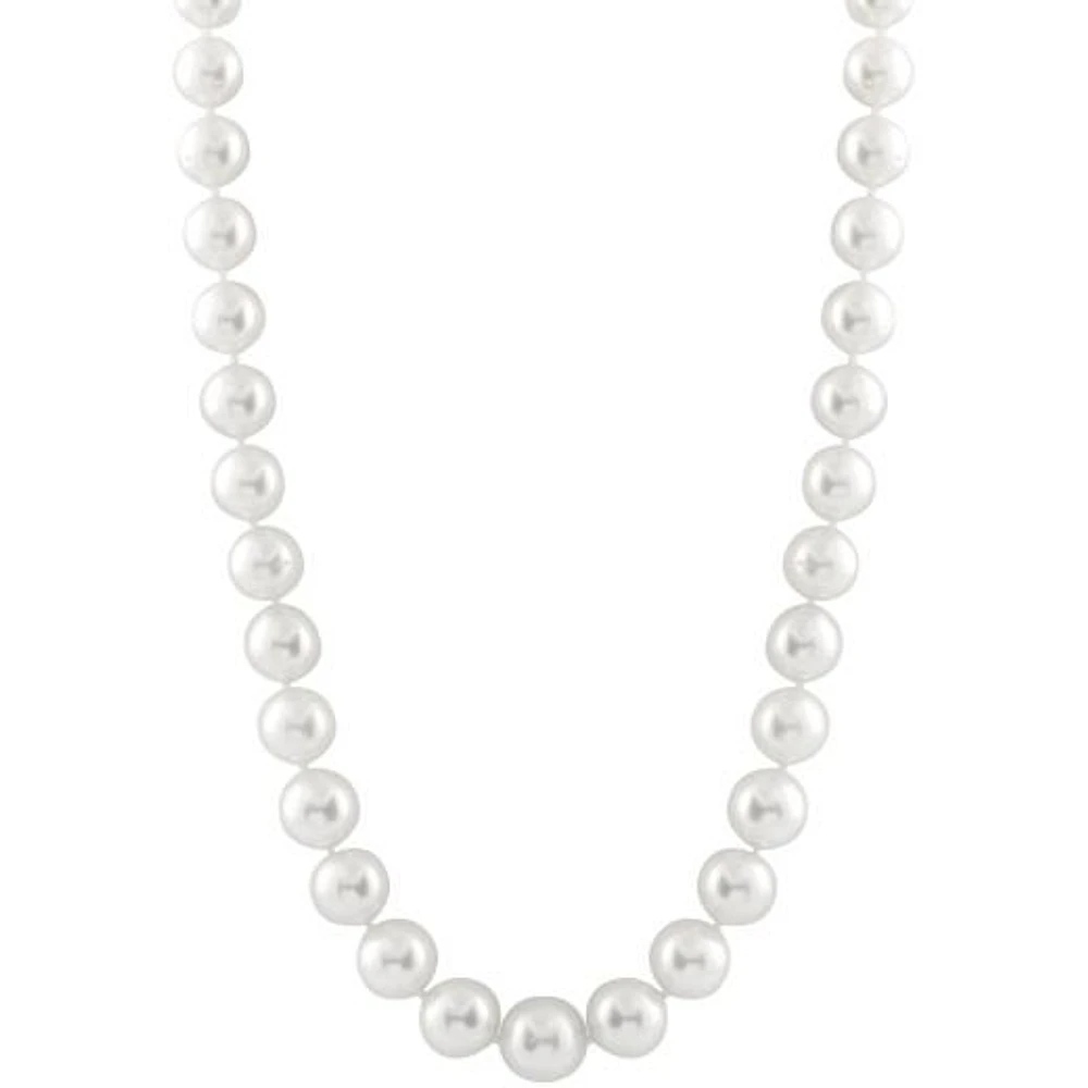 14K Yellow Gold 9-12mm South Sea Pearl Necklace