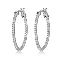 Elle Rodeo Drive Large Oval Hoop