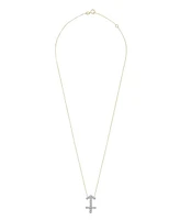 10K Yellow Gold Sagittarius 0.10CTW Diamond Pendant