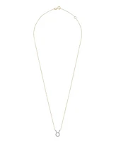 10K Yellow Gold Taurus 0.10CTW Diamond Pendant