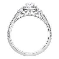 Charmed By Richard Calder 14K White Gold 0.86CTW Pear Diamond Ring