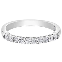 Charmed By Richard Calder 14K White Gold 0.31CTW Diamond Wedding Band