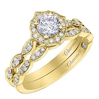 Charmed by Richard Calder 14K Yellow Gold 0.75CTW Round Diamond Ring