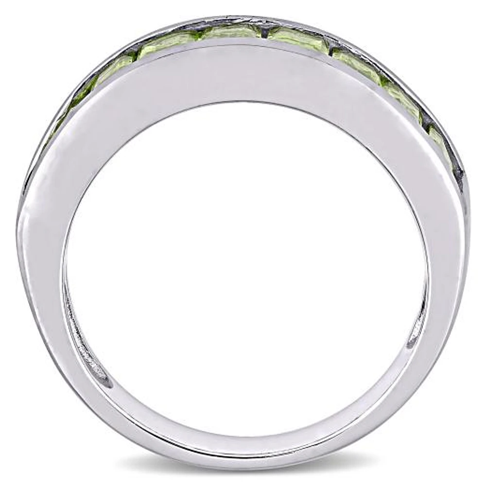 Julianna B Sterling Silver Peridot Ring