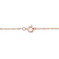 Julianna B 10K Rose Gold Morganite & Diamond Necklace