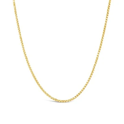 10K Yellow Gold 20" 0.9mm Box Chain