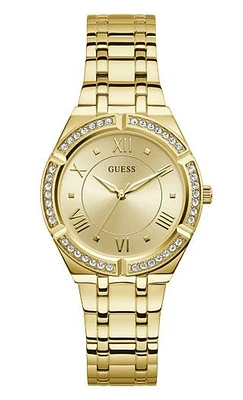 Guess Women's Gold-Tone Crystal Watch