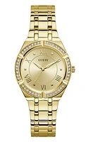 Guess Women's Gold-Tone Crystal Watch