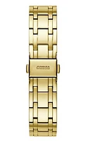 Guess Women's Gold-Tone Crystal Watch