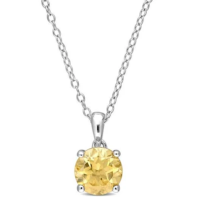 Julianna B Sterling Silver Citrine Necklace