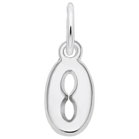 Sterling Silver Initial O Pendant