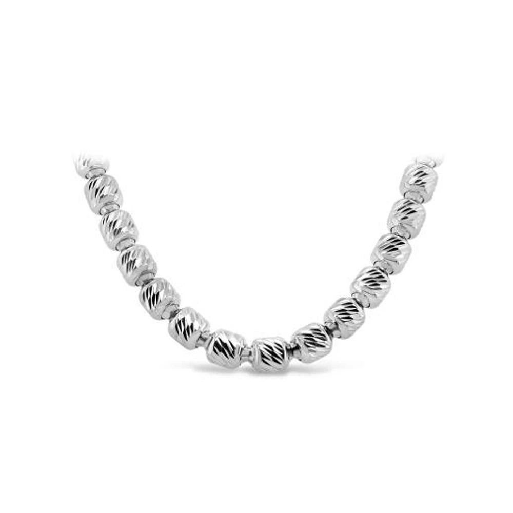 Sterling Silver 18" 4.0mm Barrel Chain