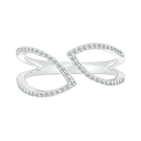 10K White Gold 0.23CTW Diamond Fashion Ring