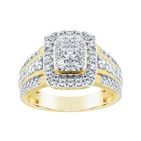 10K Yellow Gold 1.00CTW Diamond Fashion Ring