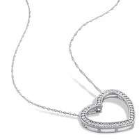 Julianna B 14K Gold 0.22CTW Diamond Heart Pendant