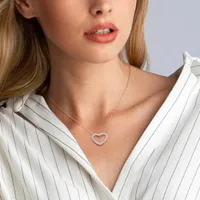 Julianna B 14K Rose Gold 0.22CTW Diamond Heart Pendant