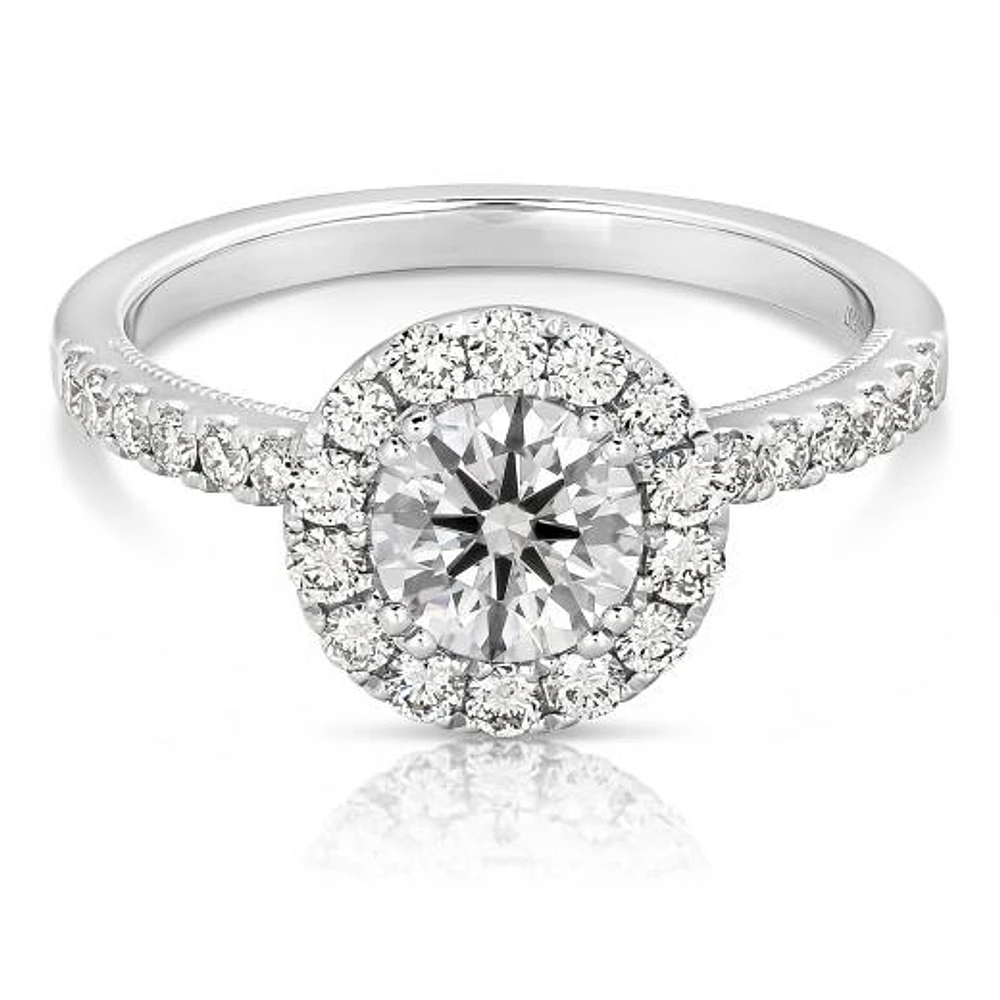 New Brilliance Lab Grown 1.50CTW Diamond Ring in 14K White Gold