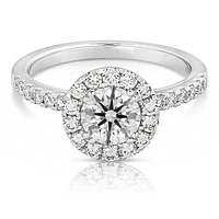 New Brilliance Lab Grown 1.50CTW Diamond Ring in 14K White Gold