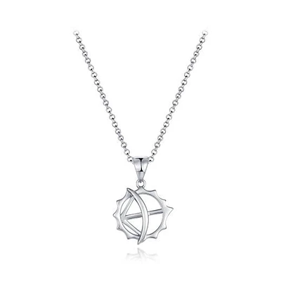 Sterling Silver 19" Bow & Arrow Pendant