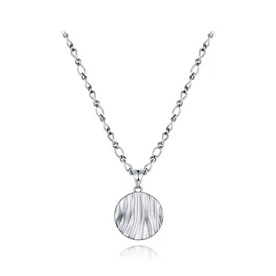 Sterling Silver 19" Medallion with Adjustable Chain