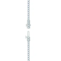 14K White Gold 5.04CTW Diamond Tennis Necklace