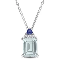 Julianna B Sterling Silver Aquamarine
