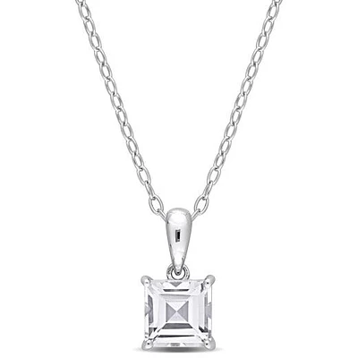 Julianna B Sterling Silver White Topaz Pendant