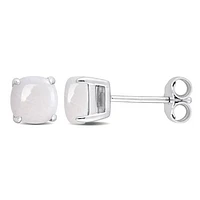 Julianna B Sterling Silver Opal Stud Earrings