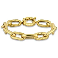 Julianna B 14K Yellow Gold 7" Oval Link Bracelet