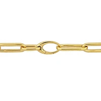 Julianna B 14K Yellow Gold 32" Oval Paperclip Link Chain