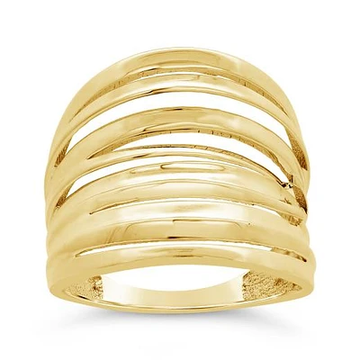 10K Yellow Gold Multi-Band Ring