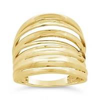 10K Yellow Gold Multi-Band Ring