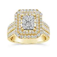 10K Yellow Gold 1.50CTW Diamond Fashion Ring