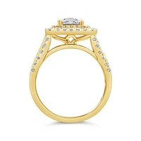 10K Yellow Gold 1.50CTW Diamond Fashion Ring