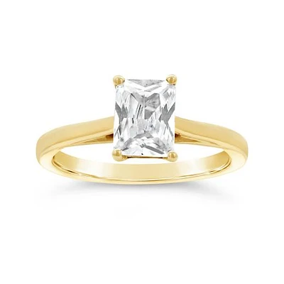 Jenny Packham 18K Yellow Gold Lab Grown 1.50CT Diamond Solitaire Ring